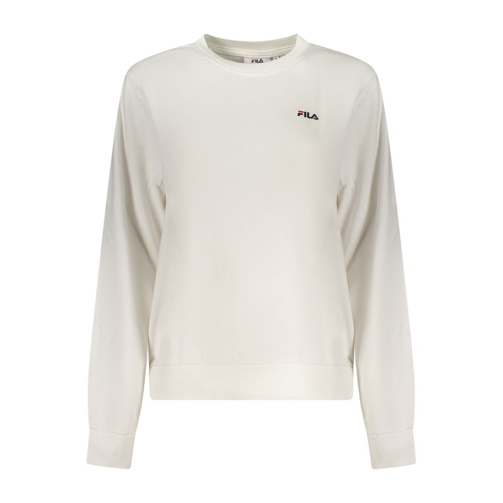 Fila White Cotton Women Sweatshirt