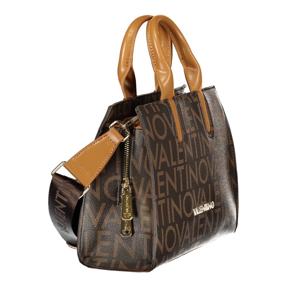 Valentino Brown Polyethylene Handbag