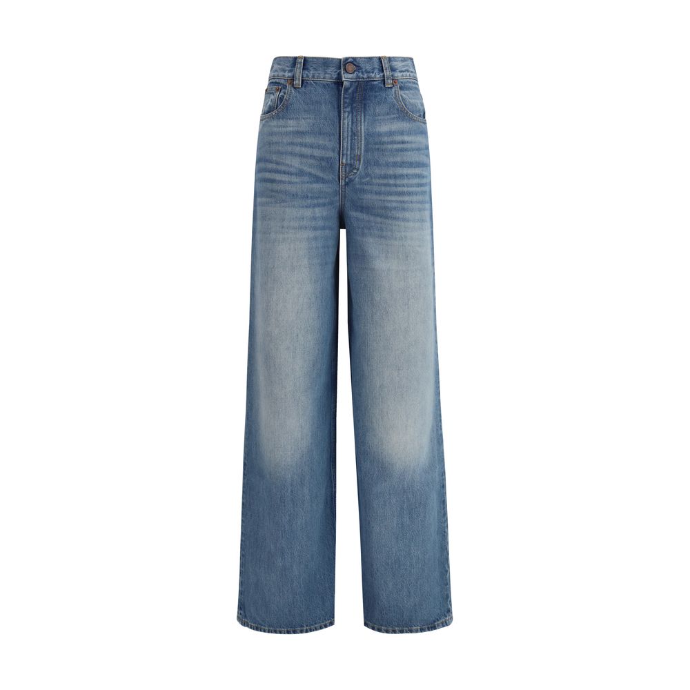 Chloé Blue Cotton Jeans Denim