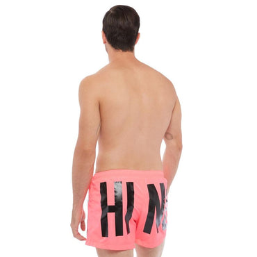 Moschino Fuchsia Polyester Swim Shorts
