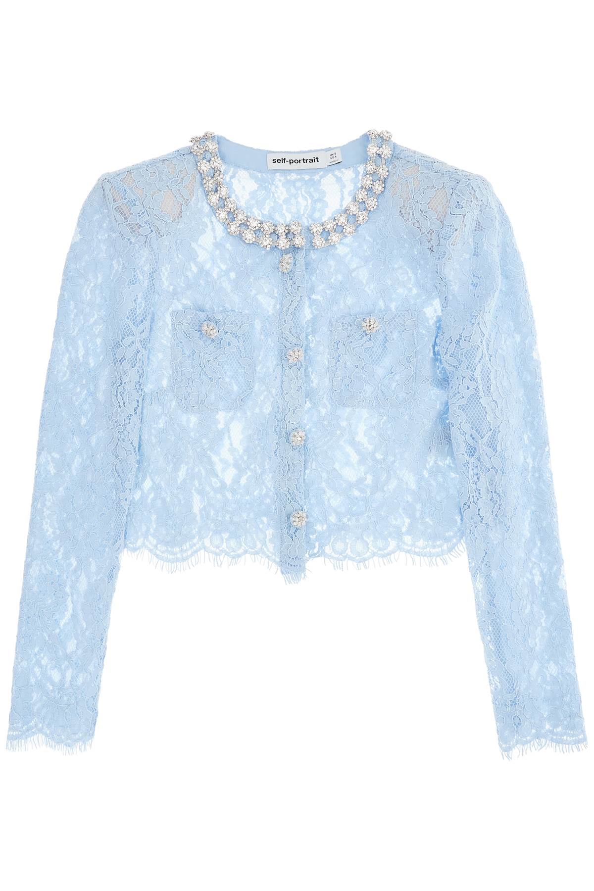 Self-Portrait Self Portrait long-sleeved lace top for women