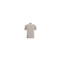 Brunello Cucinelli Beige Cotton Polo Shirt