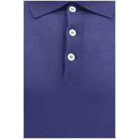 Brunello Cucinelli Blue Cashmere Dress Shirt