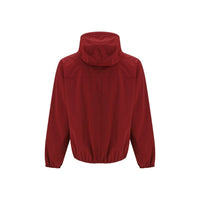 Brunello Cucinelli Bordeaux Polyamide Shell Jacket