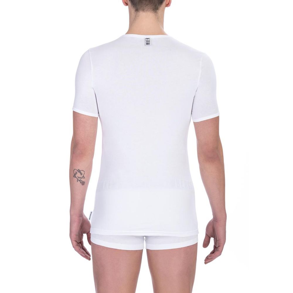 Bikkembergs White Cotton T-Shirt
