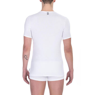 Bikkembergs White Cotton T-Shirt