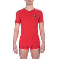 Bikkembergs Red Cotton T-Shirt