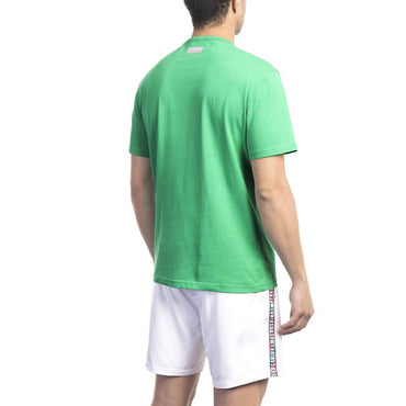 Bikkembergs Green Cotton T-Shirt