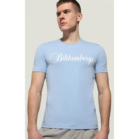 Bikkembergs Light Blue Cotton T-Shirt
