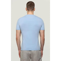 Bikkembergs Light Blue Cotton T-Shirt