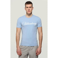 Bikkembergs Light Blue Cotton T-Shirt