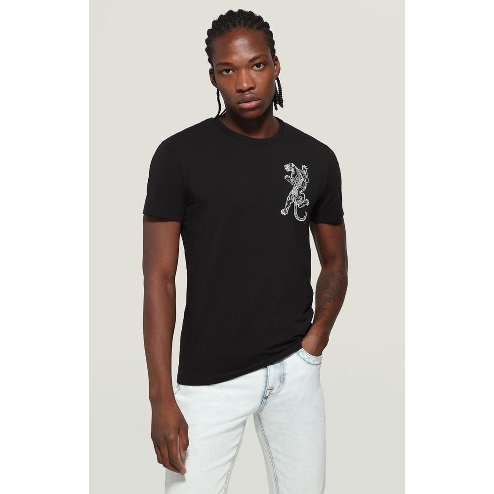 Bikkembergs Black Cotton T-Shirt