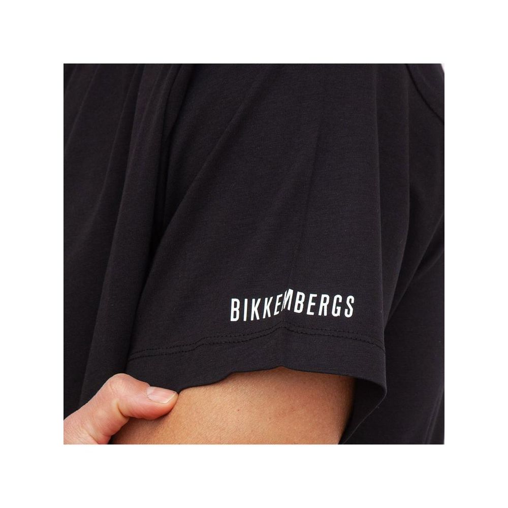 Bikkembergs Black Cotton T-Shirt