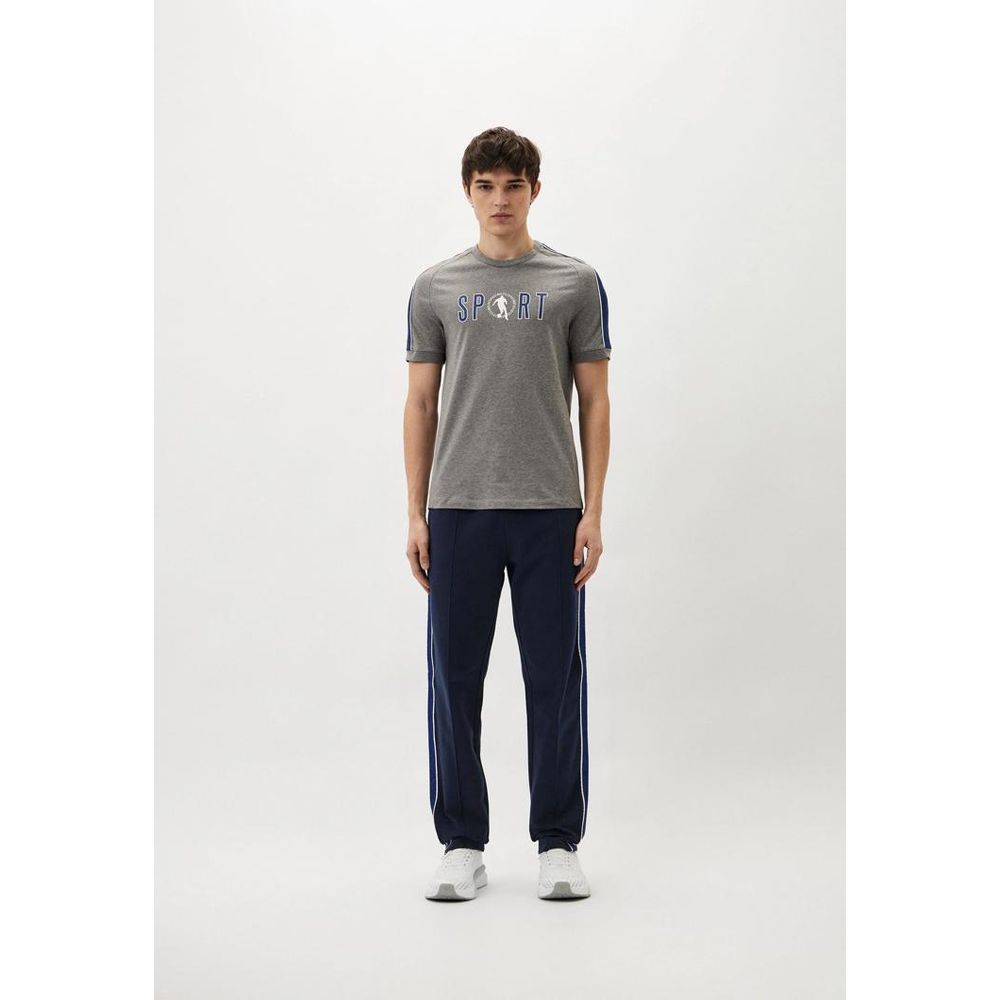 Bikkembergs Gray Cotton T-Shirt