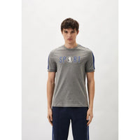 Bikkembergs Gray Cotton T-Shirt
