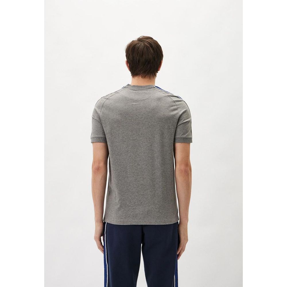 Bikkembergs Gray Cotton T-Shirt