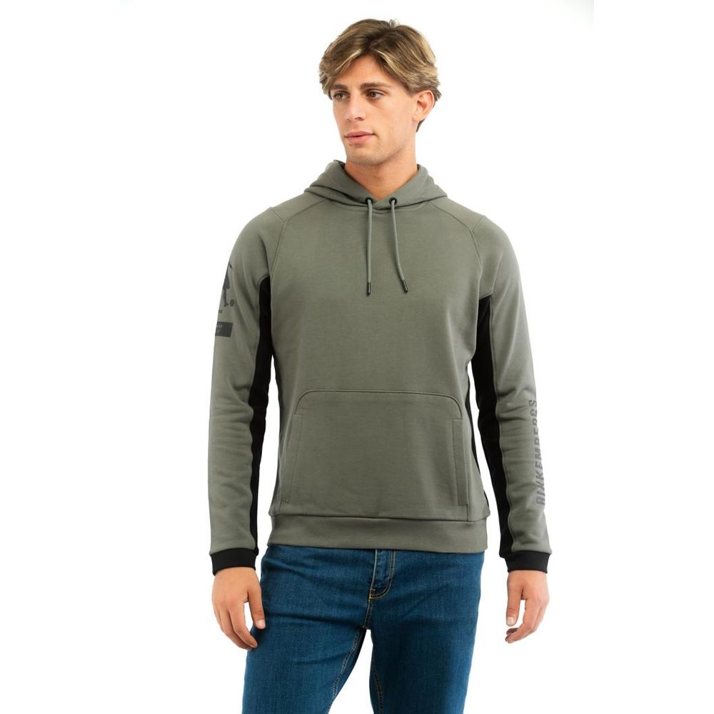 Bikkembergs Gray Cotton Sweatshirt