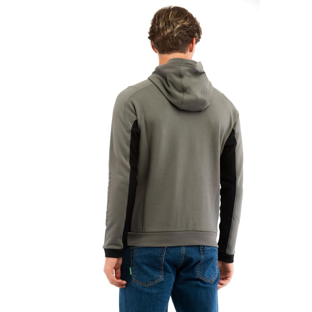 Bikkembergs Gray Cotton Sweatshirt