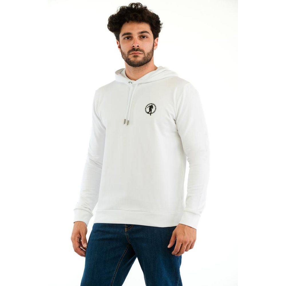 Bikkembergs White Cotton Sweatshirt