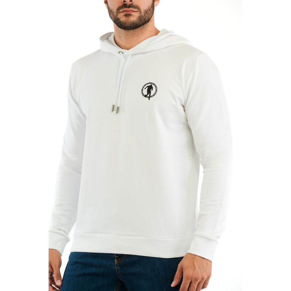 Bikkembergs White Cotton Sweatshirt