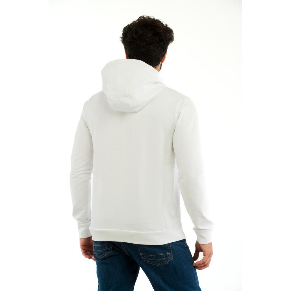 Bikkembergs White Cotton Sweatshirt