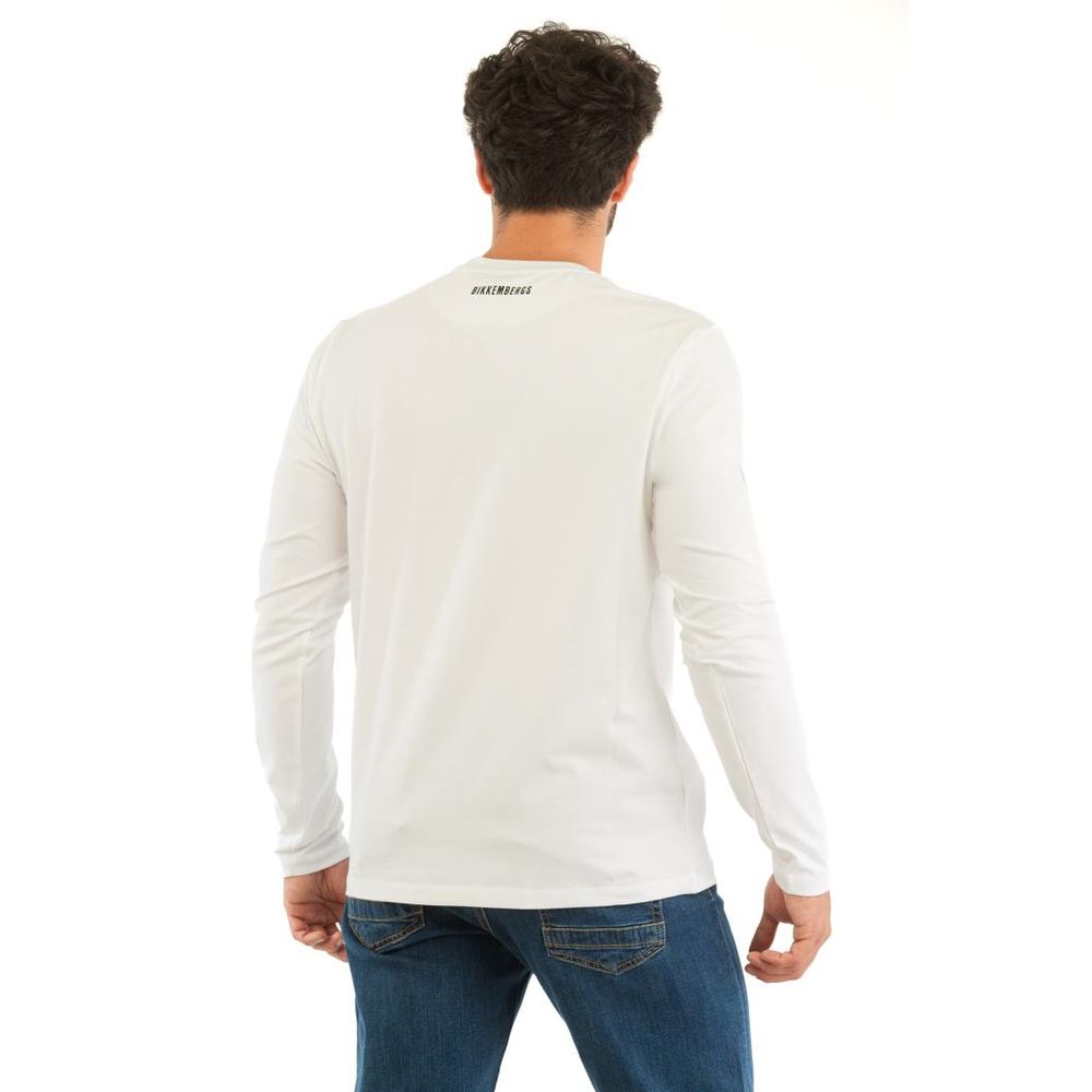Bikkembergs White Cotton T-Shirt