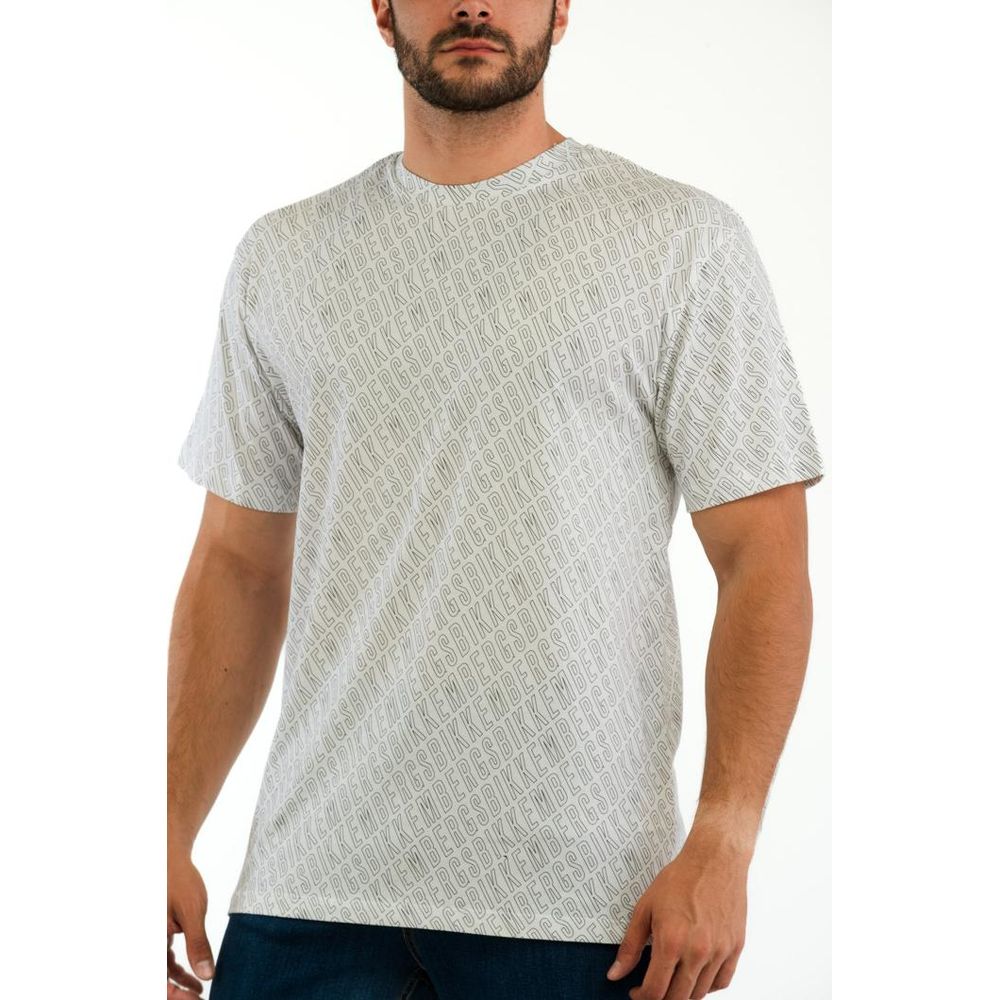 Bikkembergs White Cotton T-Shirt