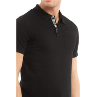 Bikkembergs Black Cotton Polo Shirt