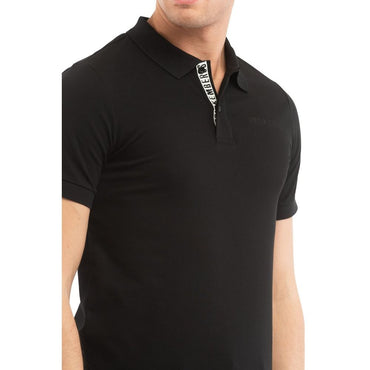 Bikkembergs Black Cotton Polo Shirt