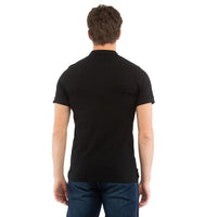 Bikkembergs Black Cotton Polo Shirt