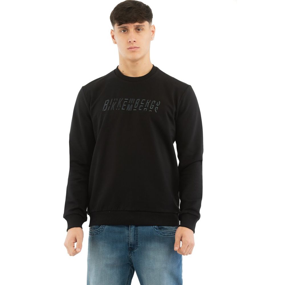 Bikkembergs Black Cotton Sweatshirt