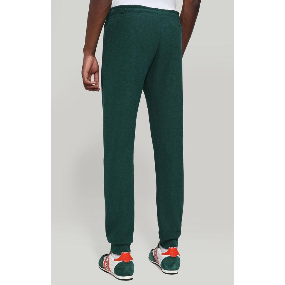 Bikkembergs Green Cotton Joggers (Workout Pants)