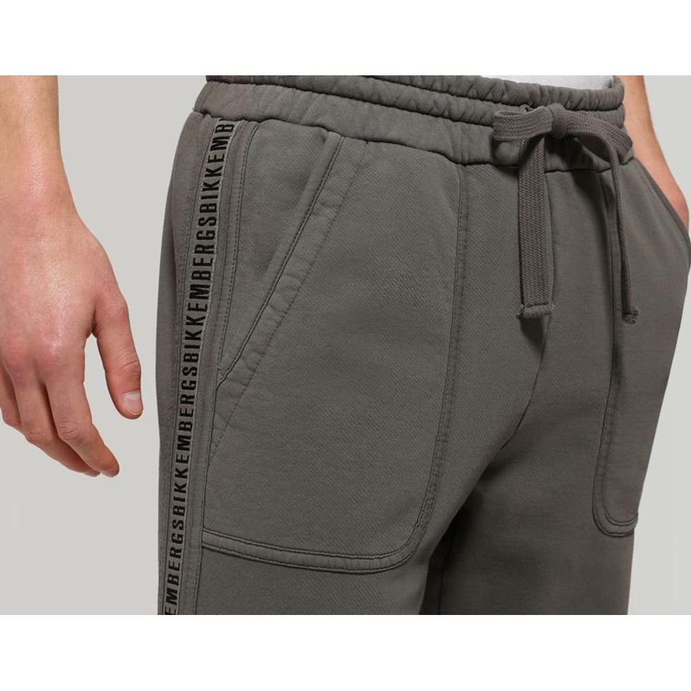 Bikkembergs Green Cotton Joggers (Workout Pants)