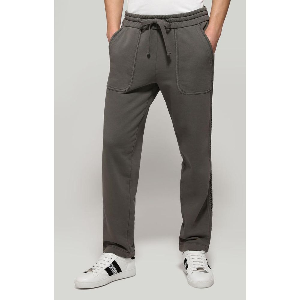 Bikkembergs Green Cotton Joggers (Workout Pants)