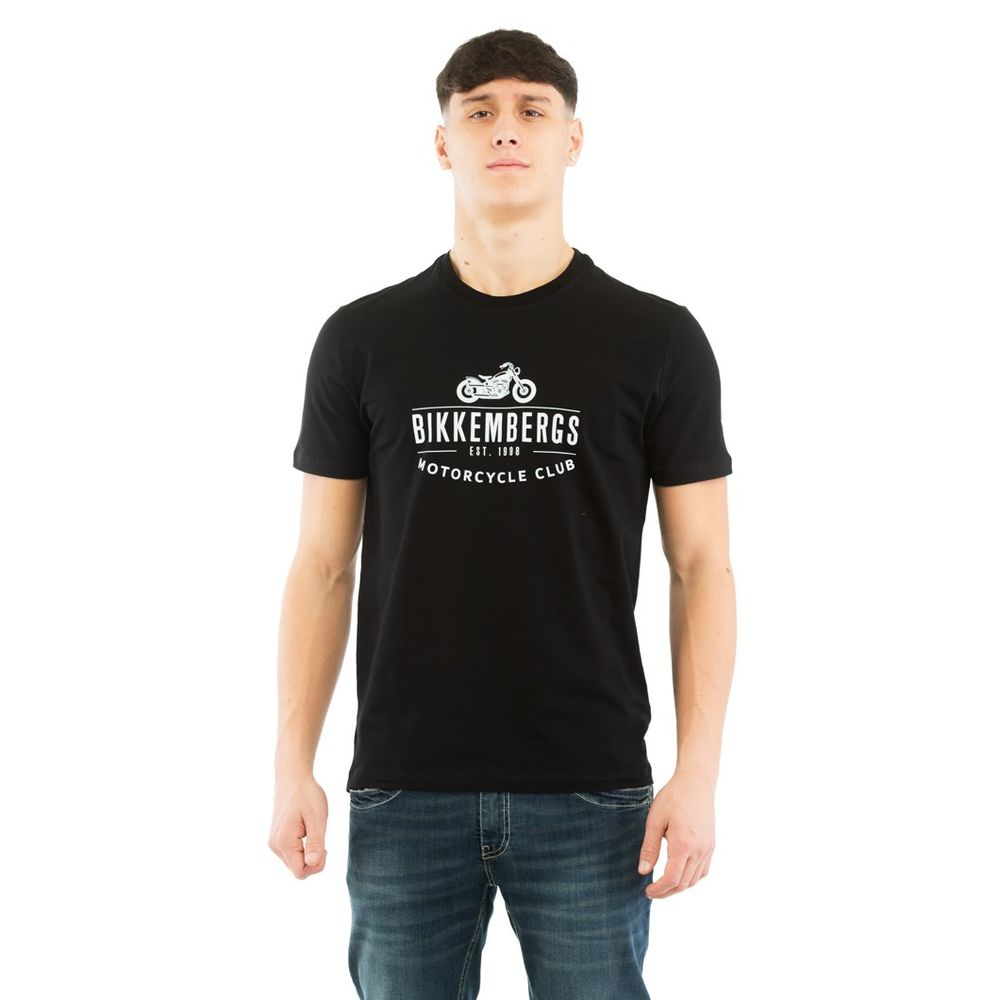 Bikkembergs Black Cotton T-Shirt
