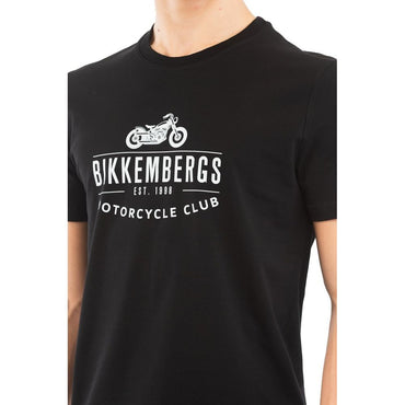 Bikkembergs Black Cotton T-Shirt