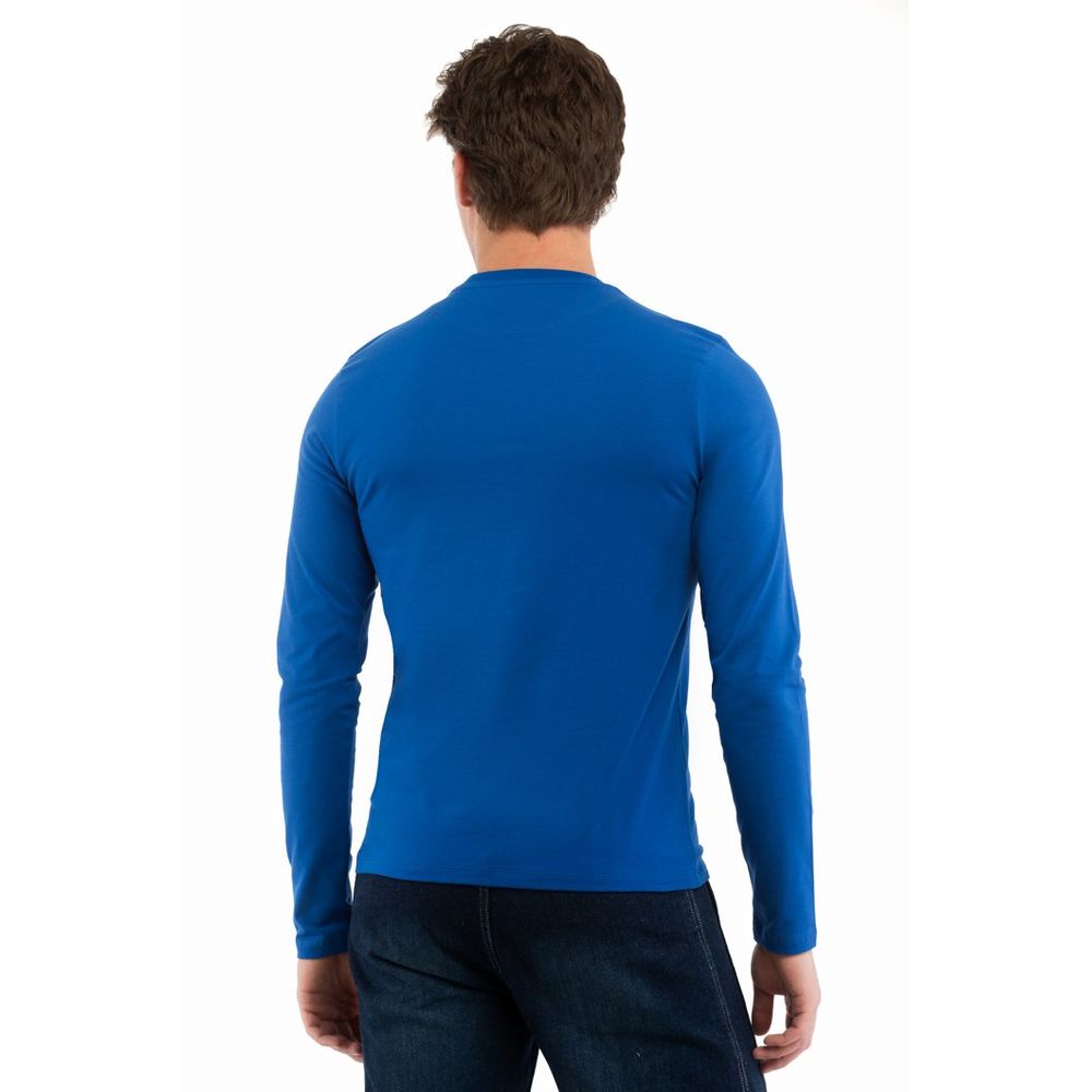 Bikkembergs Blue Cotton Sportswear