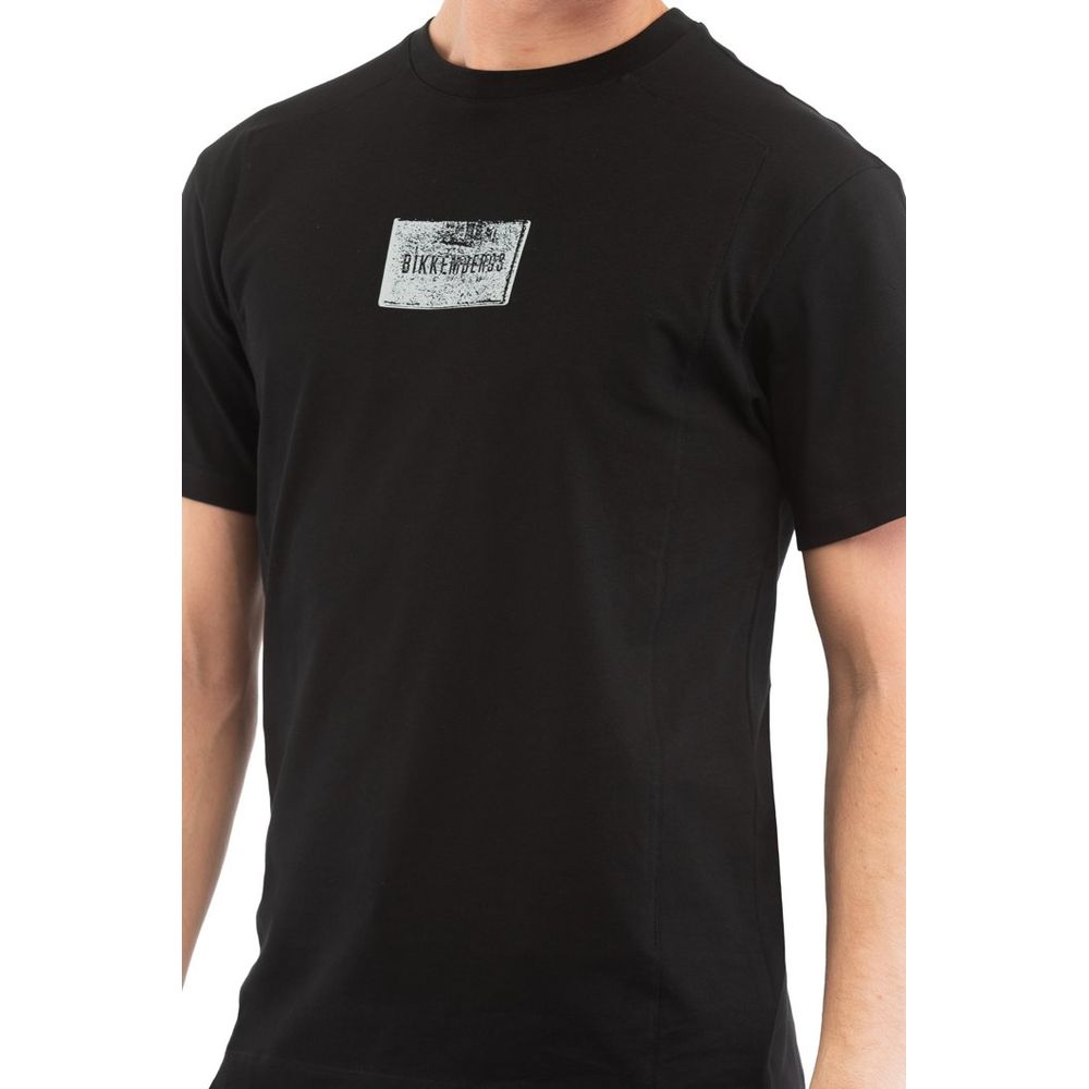 Bikkembergs Black Cotton T-Shirt