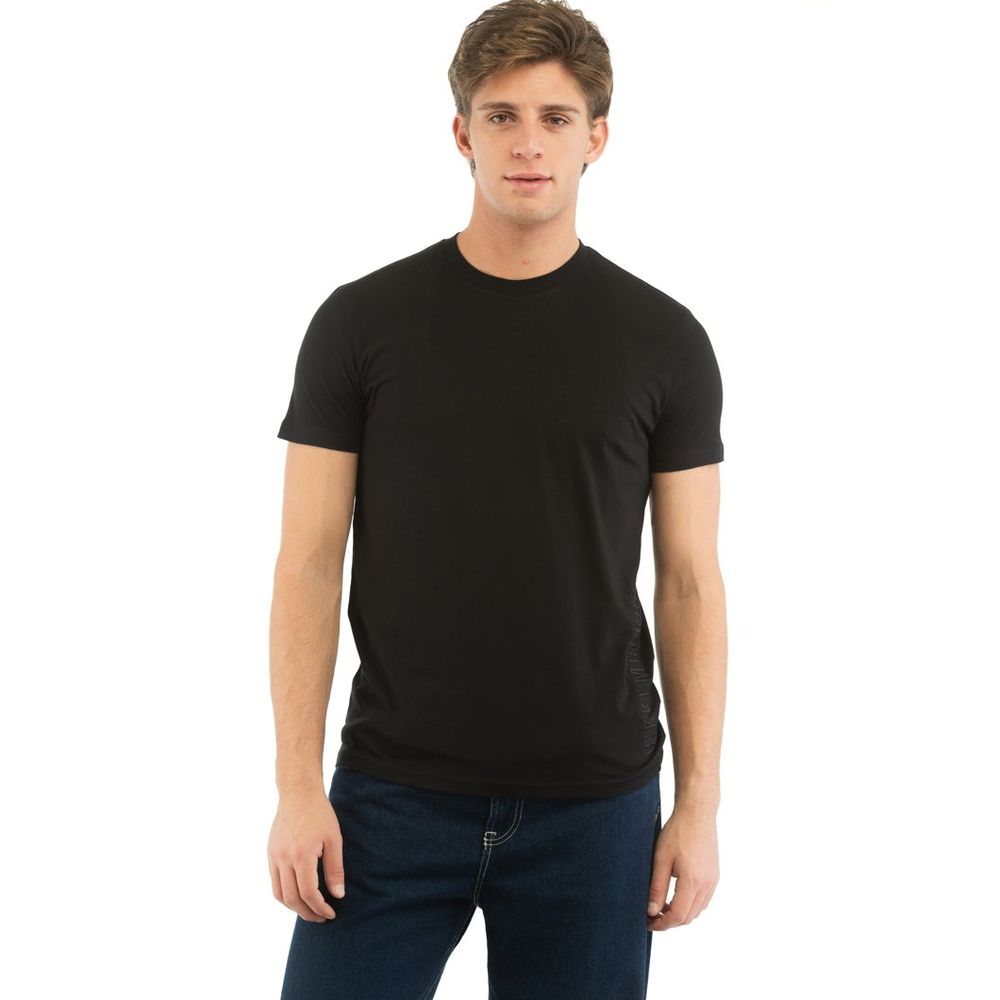 Bikkembergs Black Cotton T-Shirt