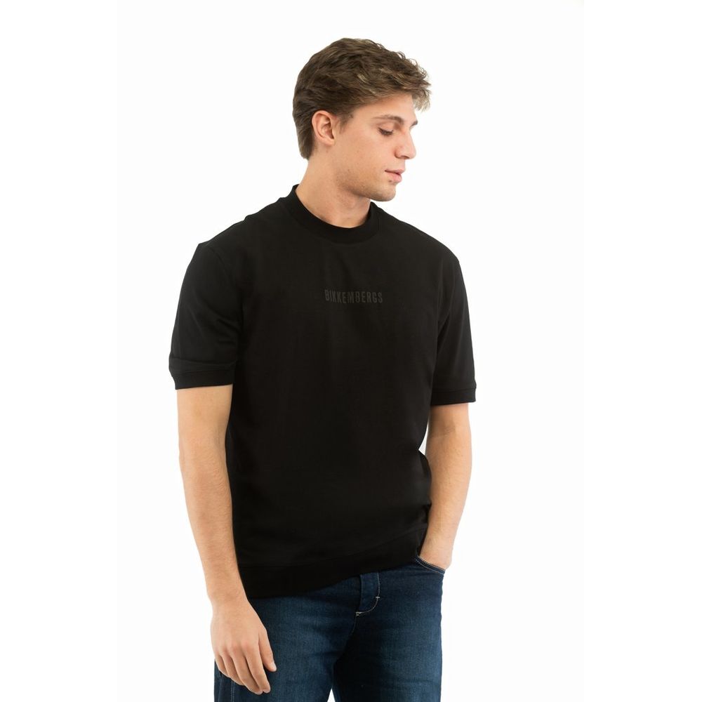Bikkembergs Black Cotton T-Shirt