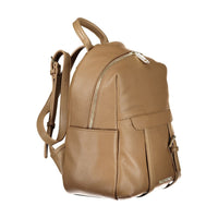 Valentino Brown Polyethylene Backpack