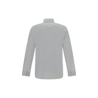 Burberry White Cotton Dress Shirt