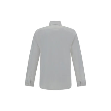 Burberry White Cotton Dress Shirt