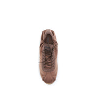 Miu Miu Brown Viscose Low Top Sneakers