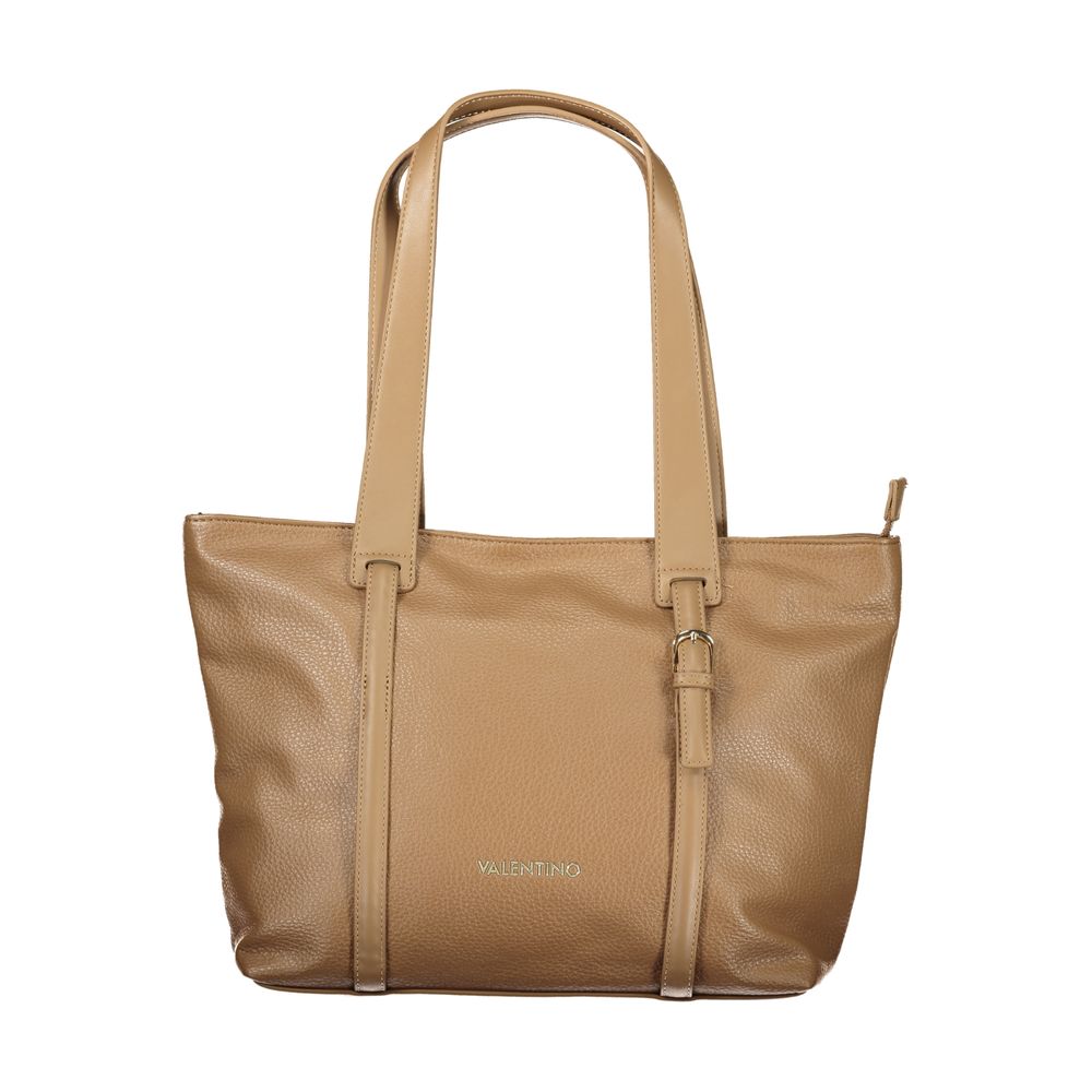 Valentino Brown Polyethylene Handbag