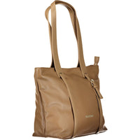Valentino Brown Polyethylene Handbag