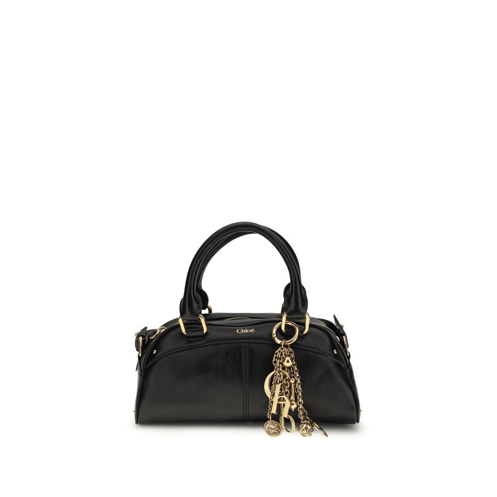 Chloé Black Calf Leather Bos Taurus Shoulder Bag