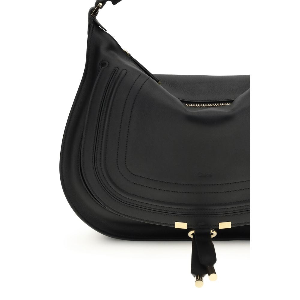 Chloé Black Calf Leather Bos Taurus Shoulder Bag