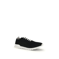 Kiton Black Rubber Athletic Sneakers