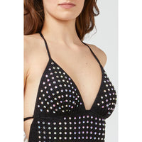 Moschino Black Polyamide One-Piece Swimsuit